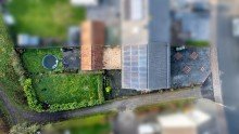 Draufsicht Raum f�r Ideen: Zweifamilienhaus mit Entwicklungspotenzial