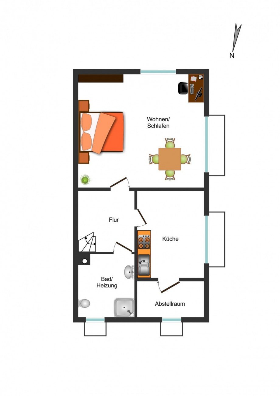 Grundriss Keller Reihenendhaus Mannheim