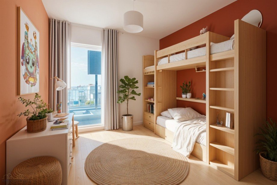 Kinderzimmer Visualisierung Etagenwohnung Plankstadt