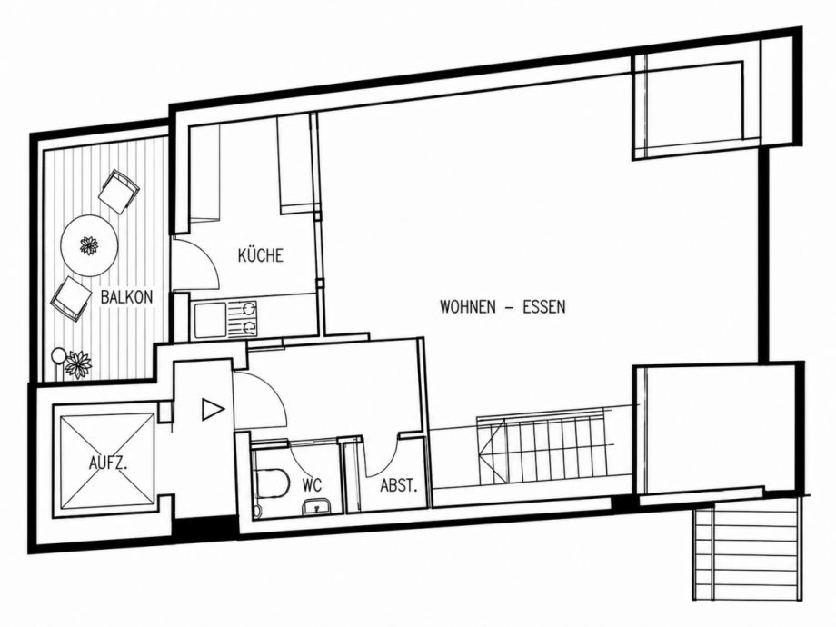 Grundriss-EG Maisonettewohnung Schwetzingen