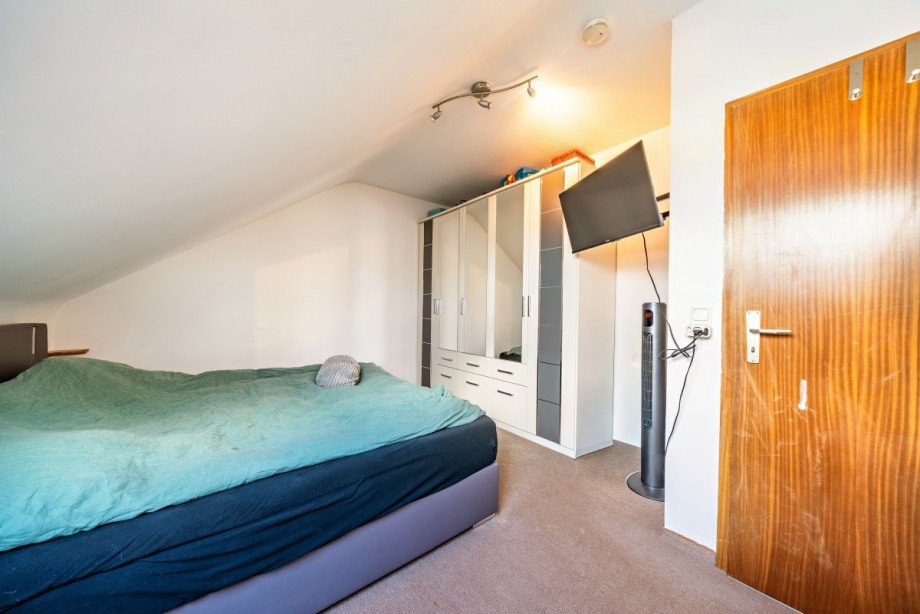 Schlafzimmer Dachgeschosswohnung Mannheim
