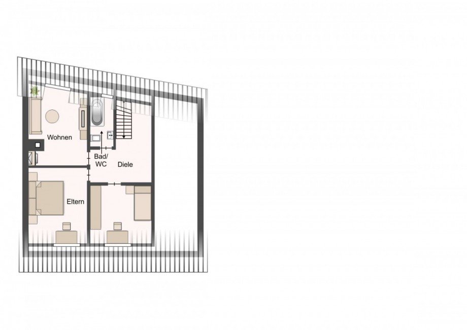 Dachgeschoss Haus Ilvesheim