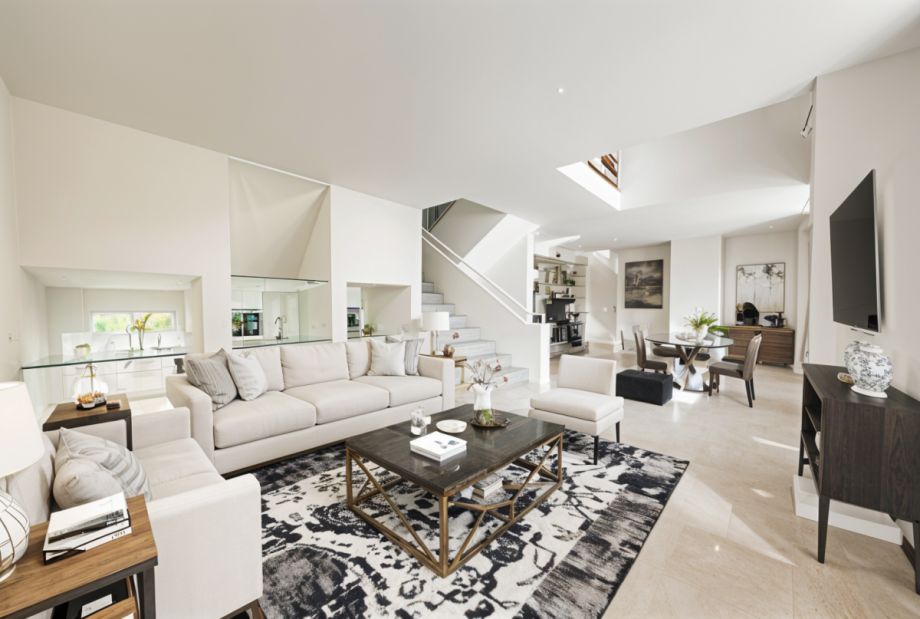 Wohnzimmer Visualisierung Einfamilienhaus Heidelberg