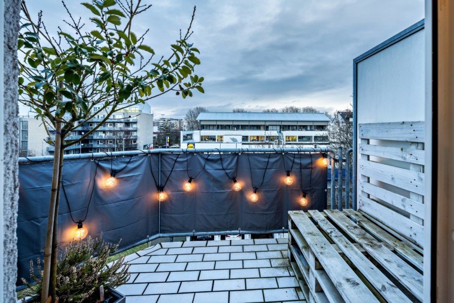 Balkon Dachgeschosswohnung Mannheim