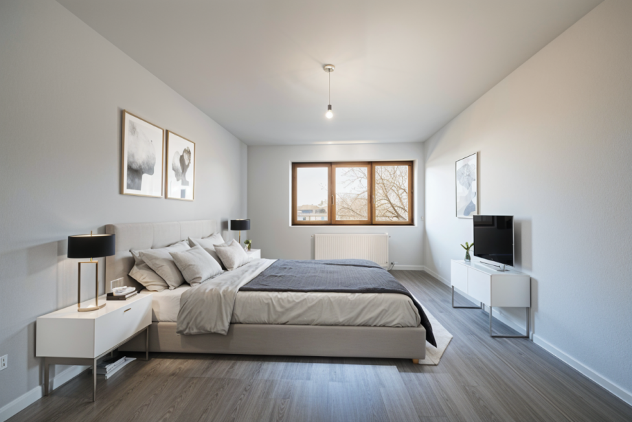 Schlafzimmer Visualisierung Etagenwohnung Plankstadt