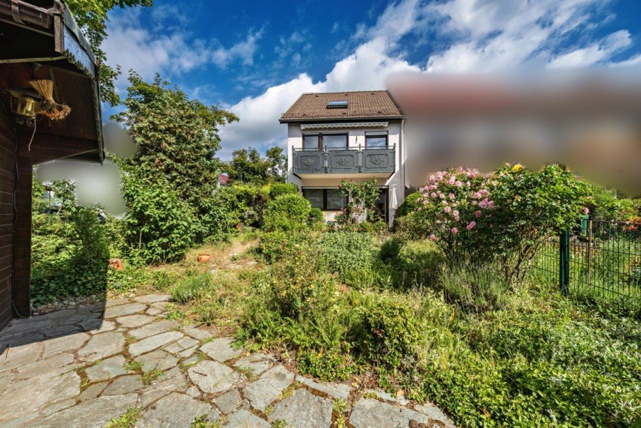 Garten / Hausansicht Reihenendhaus Mannheim