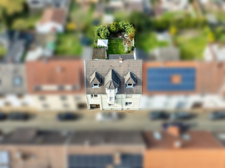 Luftaufnahme Zweifamilienhaus Hockenheim