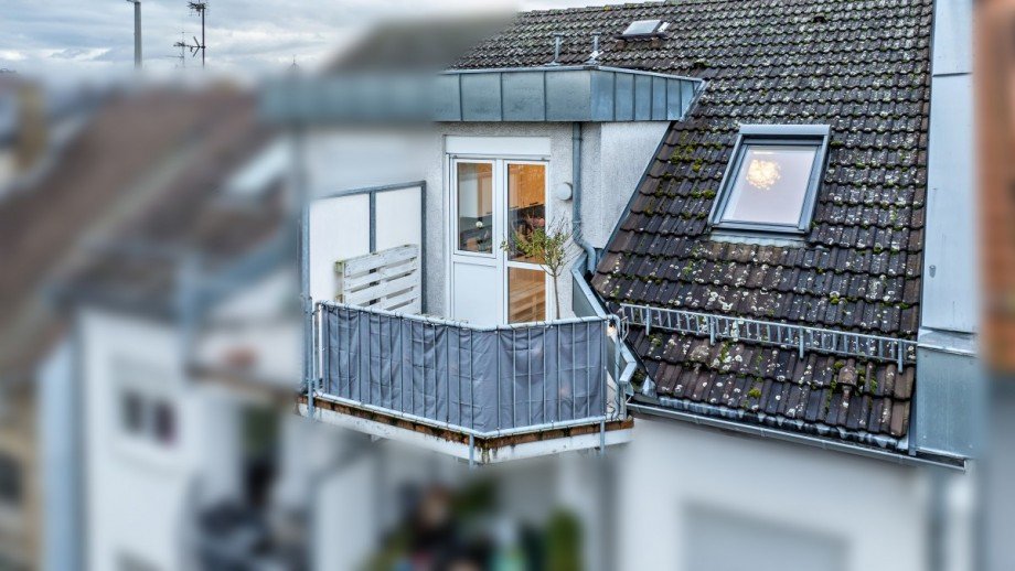 Balkon Dachgeschosswohnung Mannheim