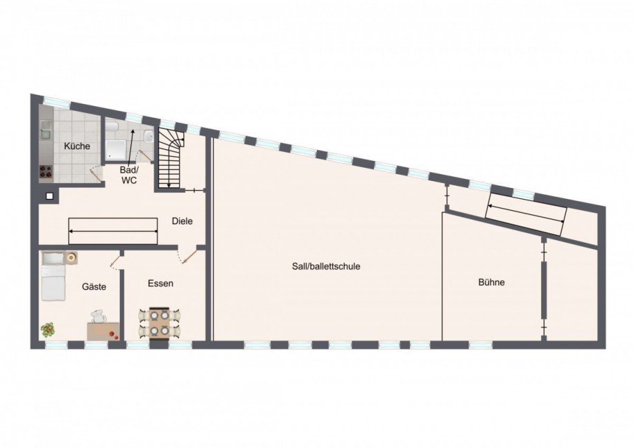 Obergeschoss Haus Ilvesheim