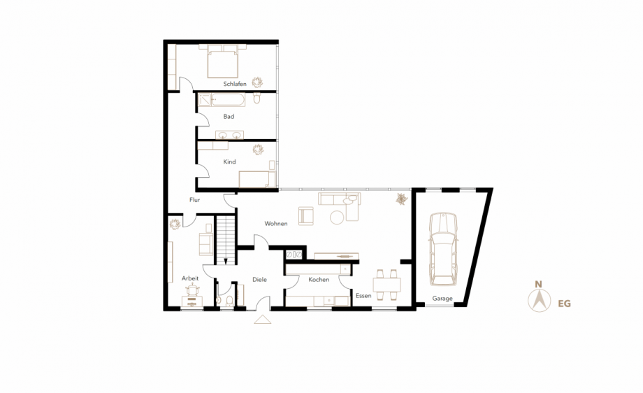 Erdgeschoss Bungalow Schwetzingen
