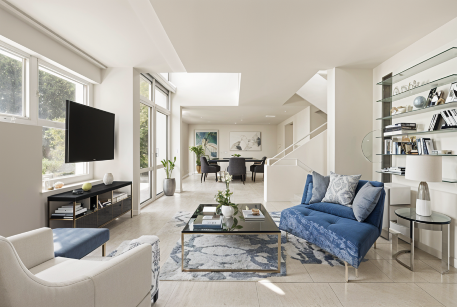 Kaminzimmer Visualisierung Einfamilienhaus Heidelberg