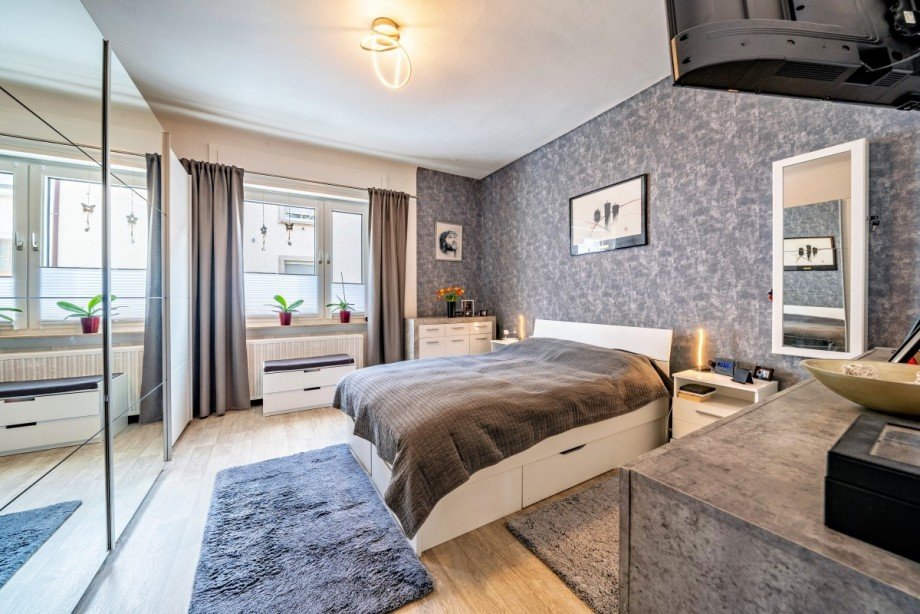 Schlafzimmer-EG Zweifamilienhaus Hockenheim